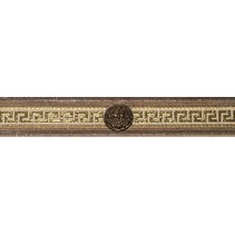 Almera Ceramica Serene Cenefa Mitici Gold Brown